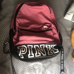 Pink backpack